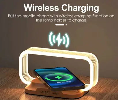 Luxury Wireless Charger + LED Lamp