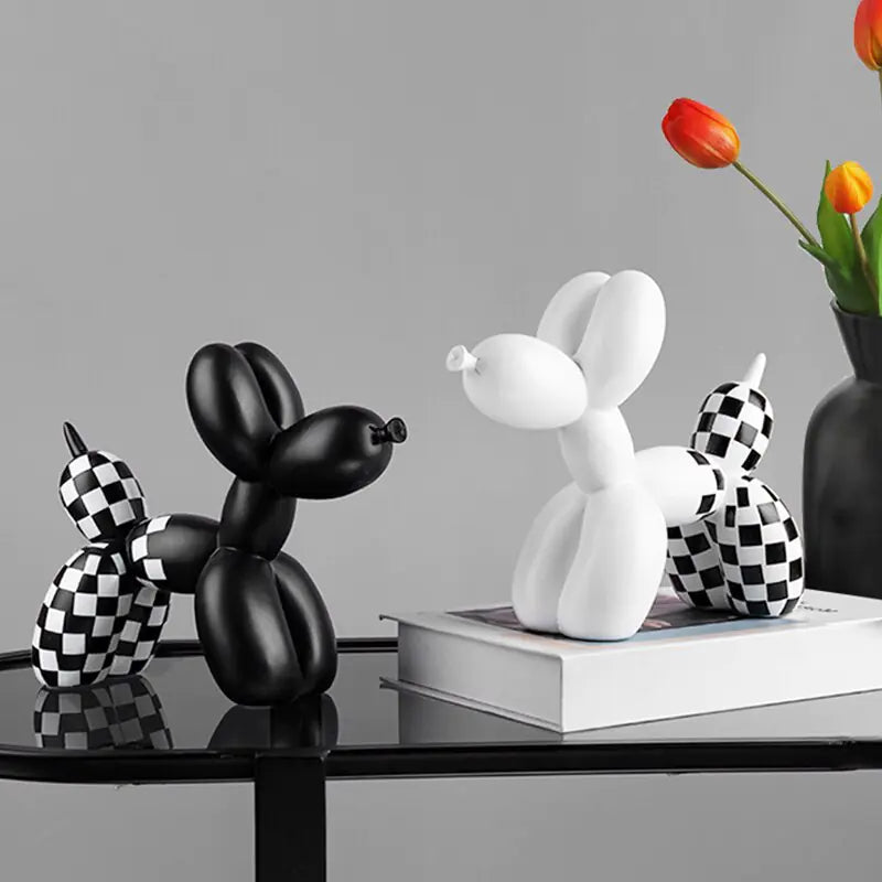 Chessboard Balloon Dog