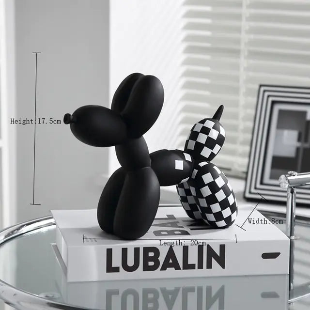 Chessboard Balloon Dog